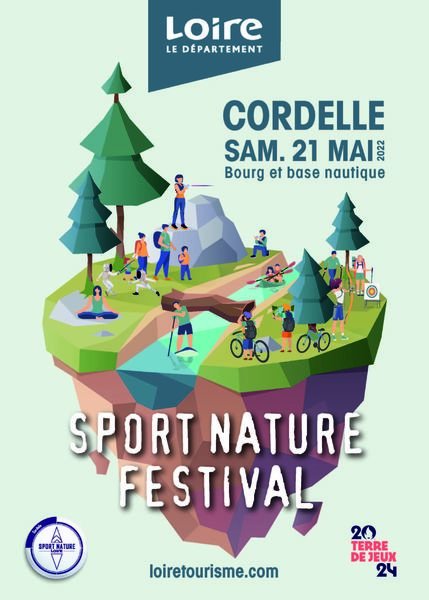 Affiche du festival Sports Nature à Cordelle